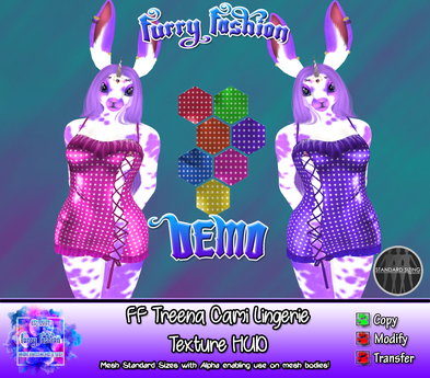 Second Life Marketplace - ~FF~ Treena Cami Lingerie Demo